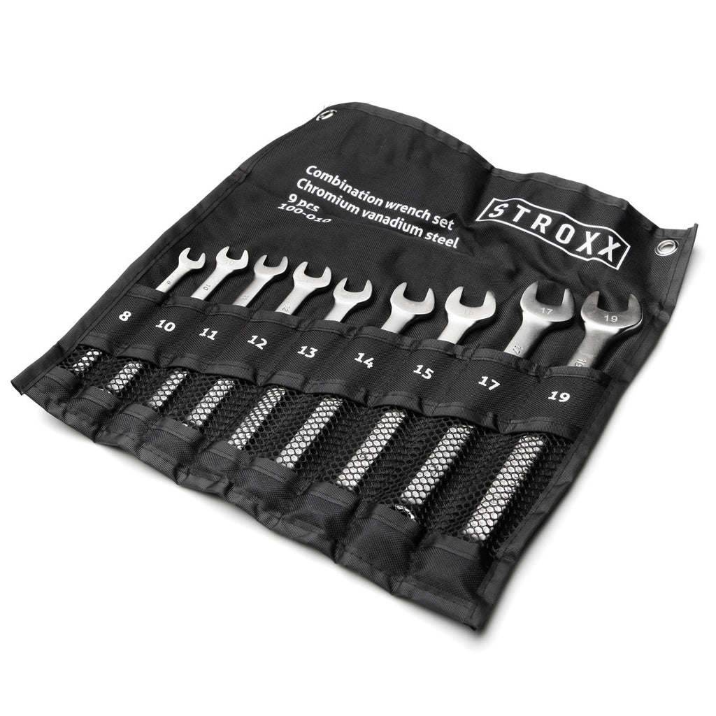 Ratchet combination wrench set 9 parts stroxx.eu